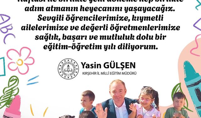 Kırşehir’de 2025-2026 Eğitim Yılı Uyum Haftası Başladı