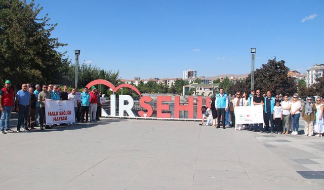 Kırşehir’de Sağlıklı Yaşam Yürüyüşü Gerçekleşti