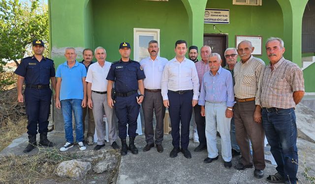 Kaymakam Görmüş, Köy Halkıyla Buluştu