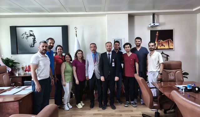 Türk Sağlık Sen’den Kırşehir Eğitim ve Araştırma Hastanesi Başhekimine Ziyaret