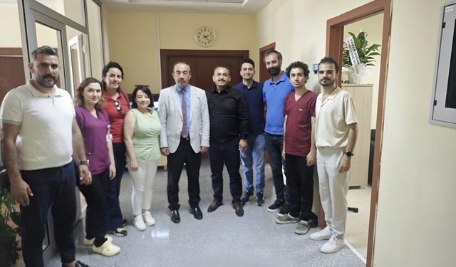 Türk Sağlık Sen’den Başhekim Yardımcısı Ahmet Tekinsoy’a Ziyaret
