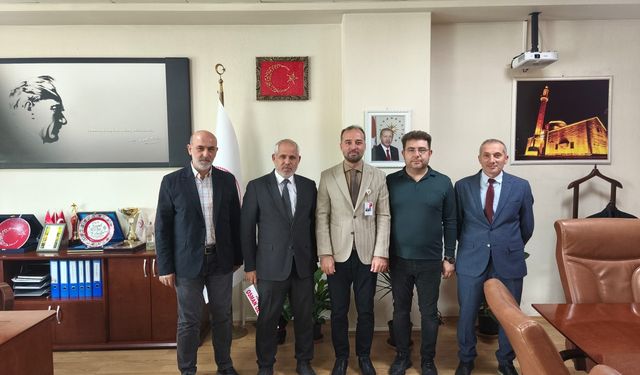 Ahi Evran Üniversitesi’nden Başhekim Erbesler’e Hayırlı Olsun Ziyareti