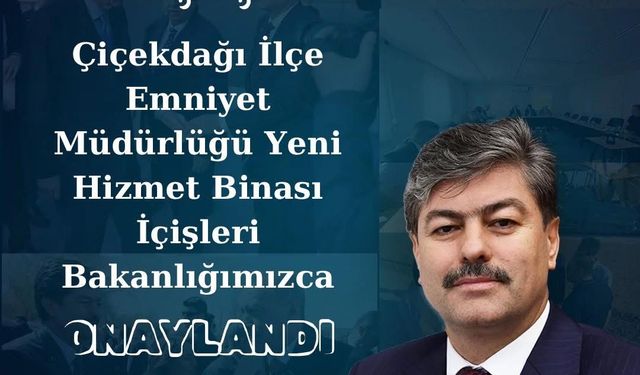 Milletvekili Necmettin Erkan’dan Çiçekdağı’na Hayırlı Olsun
