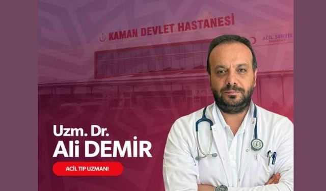 Kaman Devlet Hastanesinde Yeni Uzman Göreve Başladı