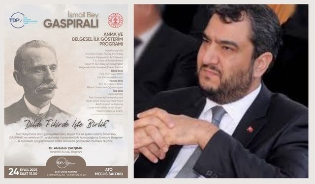 İsmail Bey Gaspıralı Belgeseli Ankara’da İlk Kez Gösterildi