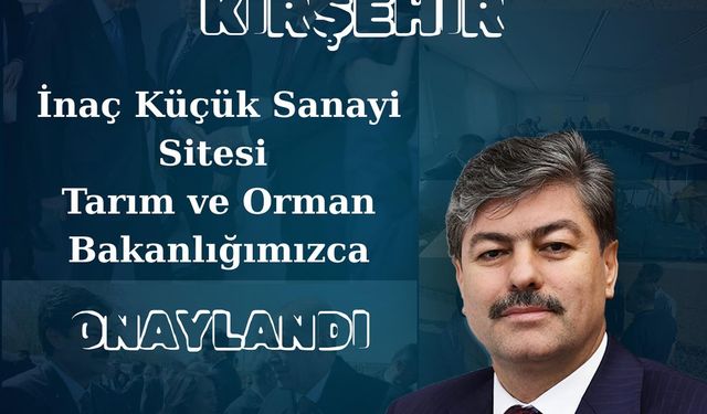 İnaç’a Yeni Küçük Sanayi Sitesi Kuruluyor !
