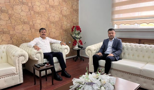 Vekil Erkan, İl Müdürü Sağlam ile bir araya geldi