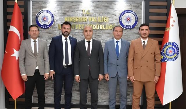 Kırşehir Protokolünden Emniyet Müdürü Görücü’ye Ziyaret