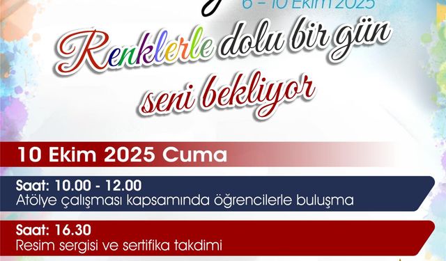 Öğrencilere ve Sanatseverlere Renkli Etkinlikler başlıyor