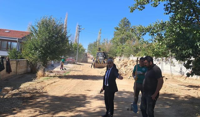 Özbağ’da Doğal Gaz Çalışmaları Tamamlandı