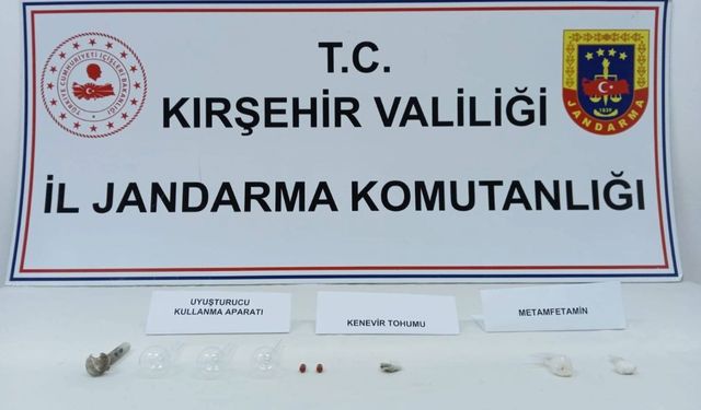 Kırşehir'de uyuşturucu operasyonlarında 3 şüpheli yakalandı
