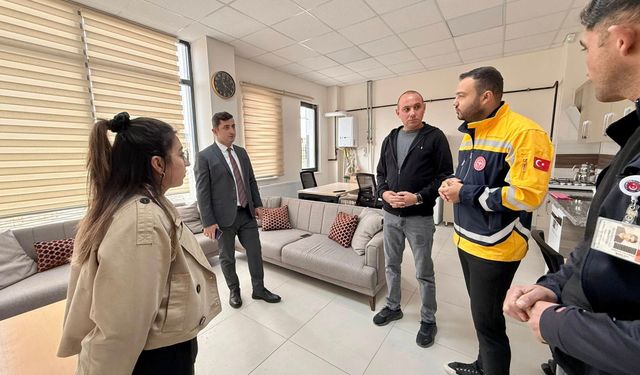 Kaymakam Görmüş Sağlık Kurumlarında İnceleme Yaptı