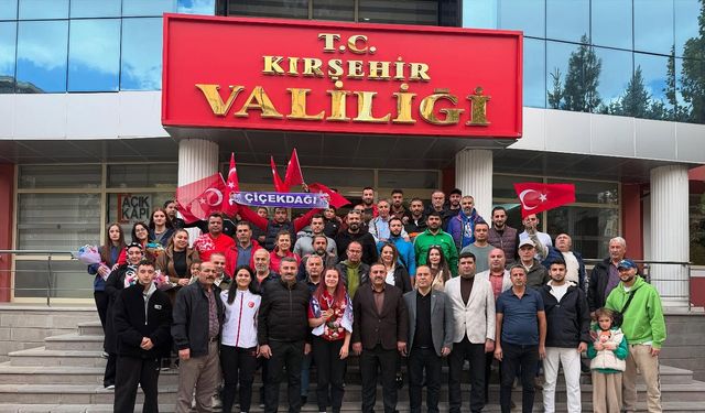 Avrupa Şampiyonu Yılmaz, Kırşehir’de Coşkuyla Karşılandı