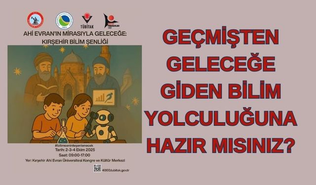 Ahi Evran Üniversitesi’nde Bilim Şenliği Başlıyor