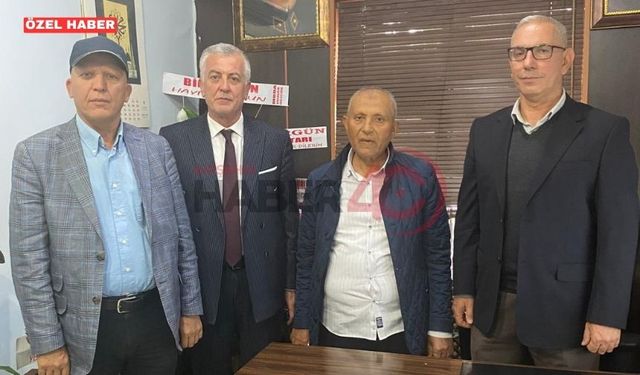 Çiçekdağı Tarım İlçe Müdürlüğüne Yeni Atanan Serdal Çetin’e Hayırlı Olsun Ziyareti