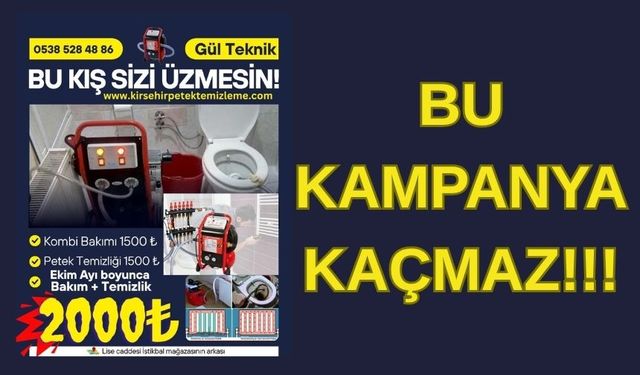 Gül Teknik’ten yerel bakım kampanyası
