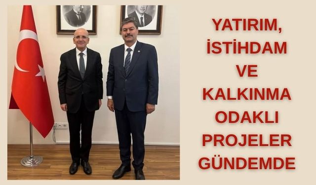 Vekil Erkan, Bakan Şimşek ile bir araya geldi