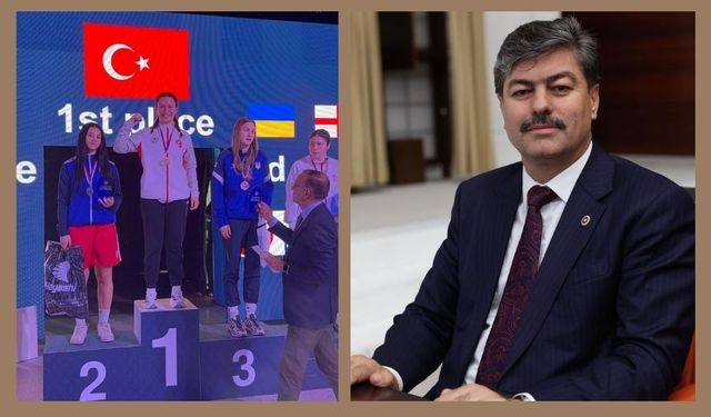 Vekil Erkan, Avrupa Şampiyonu Yonca Gül Yılmaz’ı Tebrik Etti