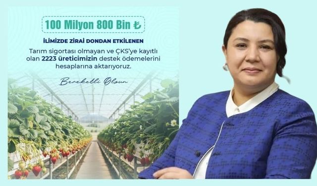 “Bu destek, üreticimizin emeğini koruyan önemli bir adımdır”