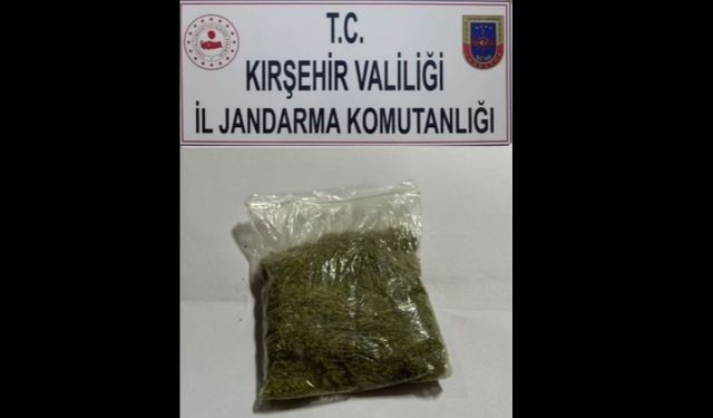 Kırşehir’de Uyuş*turucu Operasyonu: 23 Gram Esrar Ele Geçirildi