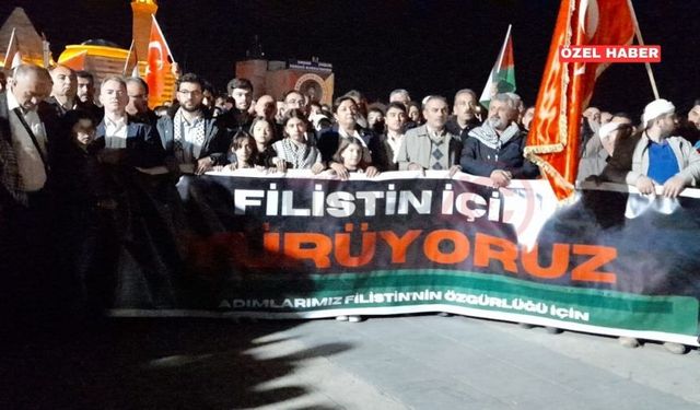 Kırşehir Halkı Sumud Filosuna ve Gazze'ye Sahip Çıktı
