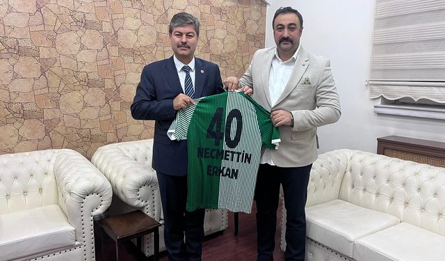Ejderoğlu Kırşehir FK’dan Erkan’a Nezaket Ziyareti