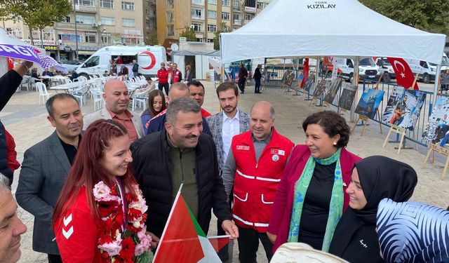 Başkan Ünsal’dan Kızılay Kermesi ve Cacabey Camii Ziyareti