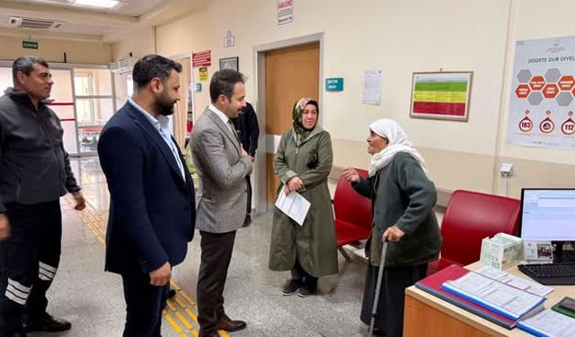 Çiçekdağı'nda Acil Servis ve Polikliniklerde detaylı inceleme