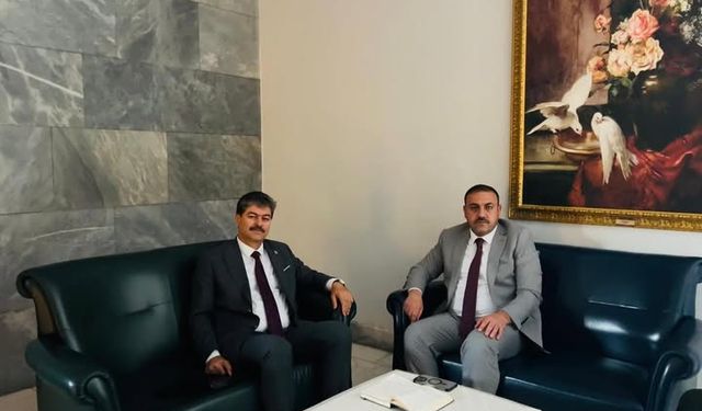 Başkan Hakanoğlu ve Milletvekili Erkan Çiçekdağı İçin Bir Araya Geldi