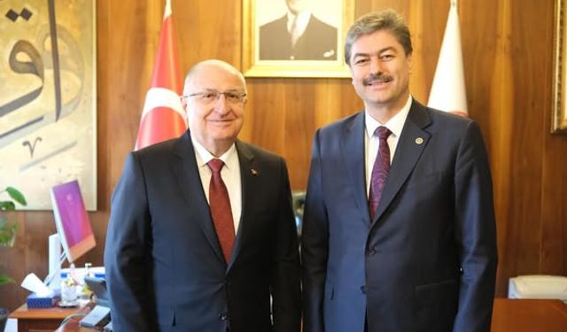 TBMM Plan ve Bütçe Komisyonu Üyesi Necmettin Erkan, Bakan Güler ile MKE Kırşehir Fabrikası Üzerine Görüştü