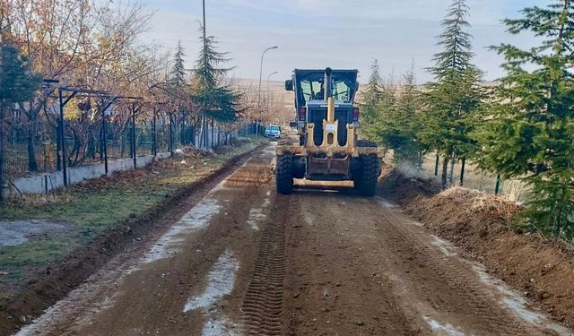 İl Özel İdaresi Ekipleri Köy Yollarında Çalışma Yaptı!