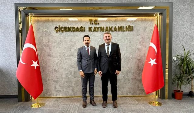 İl Müdürü Yasin Çakmakçı'dan Kaymakamı Durdu Yavuz Öğüt’e Ziyaret