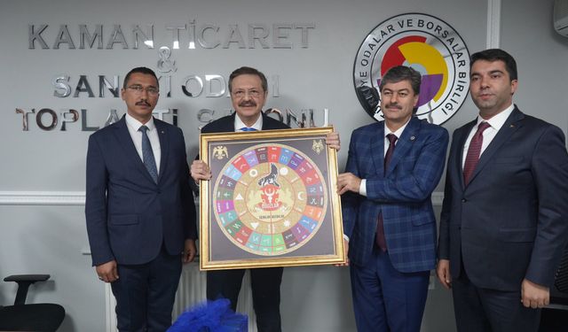 TOBB Başkanı Hisarcıklıoğlu Kaman’da Ekonomik Gündemi Değerlendirdi!