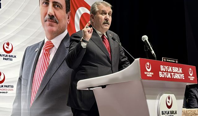 BBP Genel Başkanı Destici, partisinin Kırşehir İl Kongresi'nde konuştu: