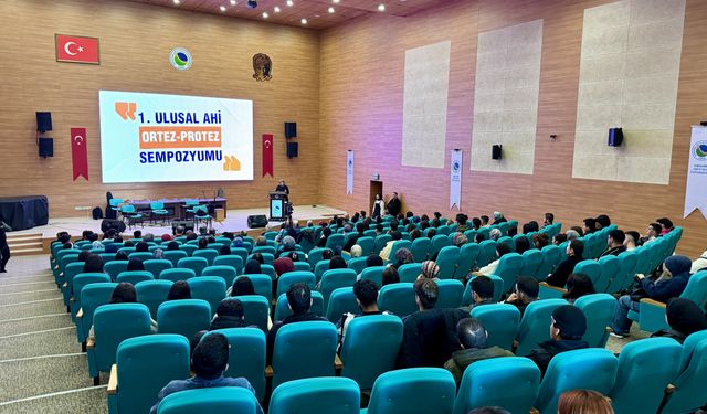 KAEÜ'de I. Ulusal Ahi Ortez-Protez Sempozyumu gerçekleştirildi