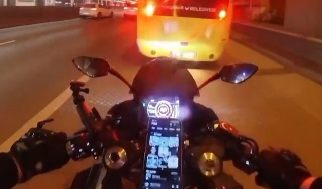 "Allah'ım sana geliyorum" dedi, belediye otobüsüne çarptı