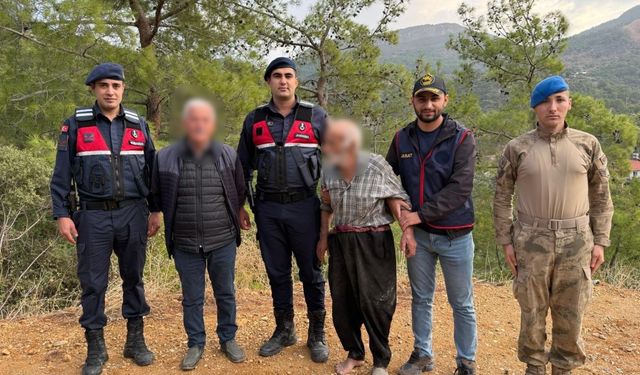 Kaybolan yaşlı adam evinden 5 kilometre uzakta bulundu