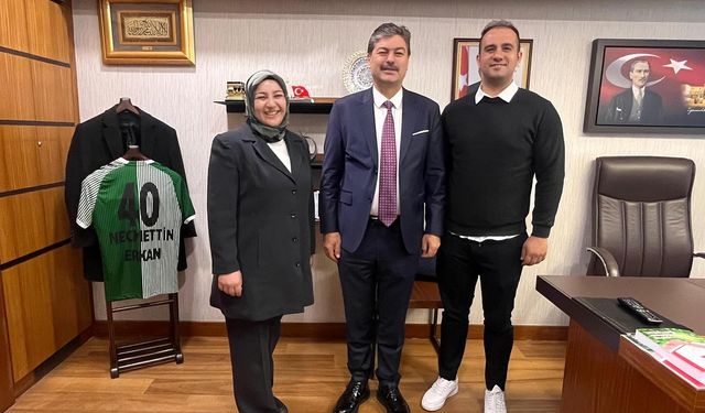 Başkan Yılmaz, Vekil Erkan İle Görüştü