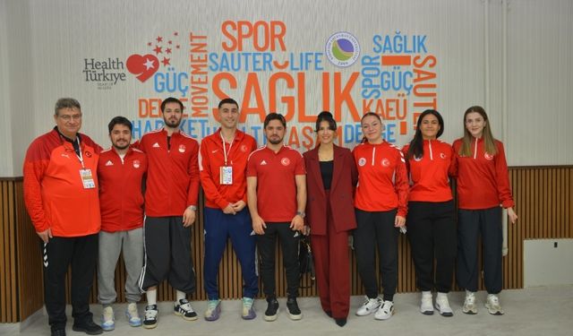 Milli Şampiyonlardan KAEÜ SAUTER Merkezine Ziyaret