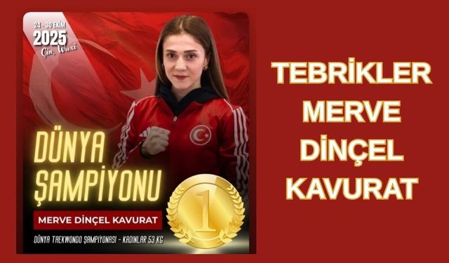 KAEÜ’lü Milli Sporcu Merve Dinçel Kavurat’tan Tarihi Başarı