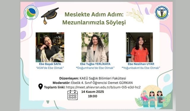 “Meslekte Adım Adım” Etkinliğinde Anlamlı Buluşma