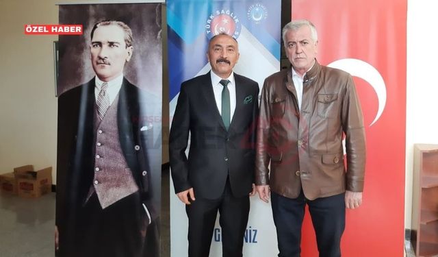 Murat Sürmeli’den Türk Sağlık-Sen Başkanı Erol Arslan’a tebrik