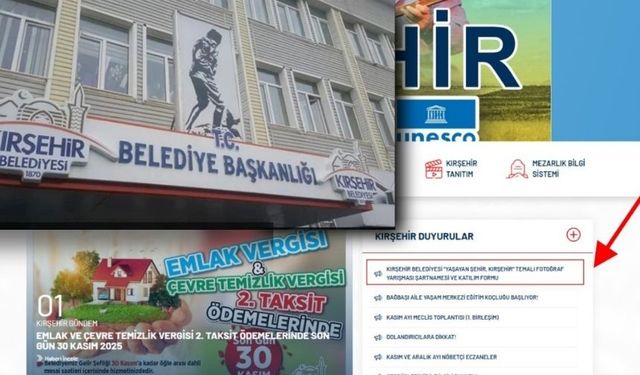 “Yaşayan Şehir, Kırşehir” Temalı Fotoğraf Yarışması Başvuruları Başlıyor