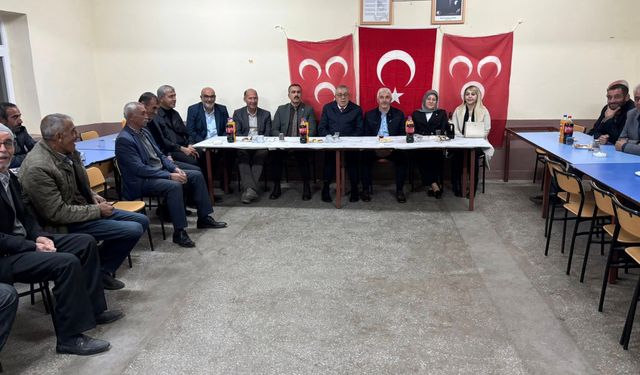 MHP İl Başkanı Kılıç, Yaylaözü Köyünde Vatandaşlarla Buluştu