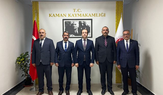 Türk Eğitim-Sen’den Kaman Kaymakamı Tok’a Ziyaret