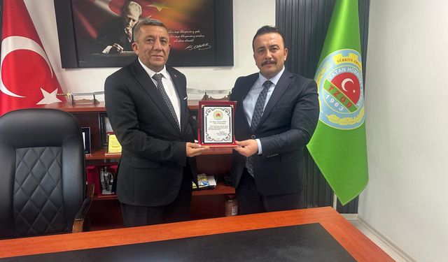 Başsavcı Ener’den Ziraat Odası Başkanı Toprak’a Ziyaret