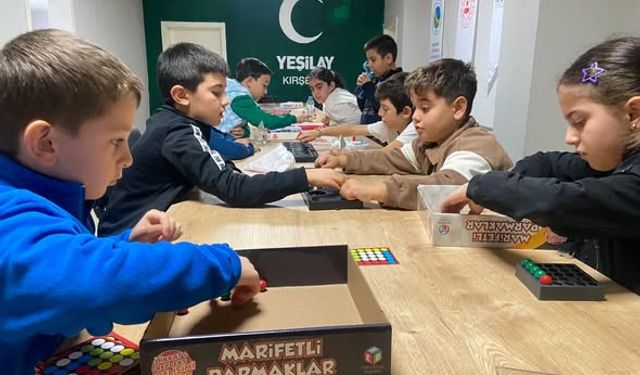 Yeşilay’dan Çocuklara Akıl ve Zeka Oyunu Desteği