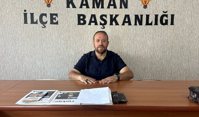 AK Parti Kaman İlçe Başkanı Yakup Eğri Görevinden İstifa Etti