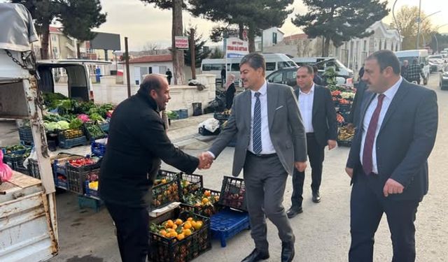 Hakanoğlu ve Erkan İlçe Esnafıyla Bir Araya Geldi