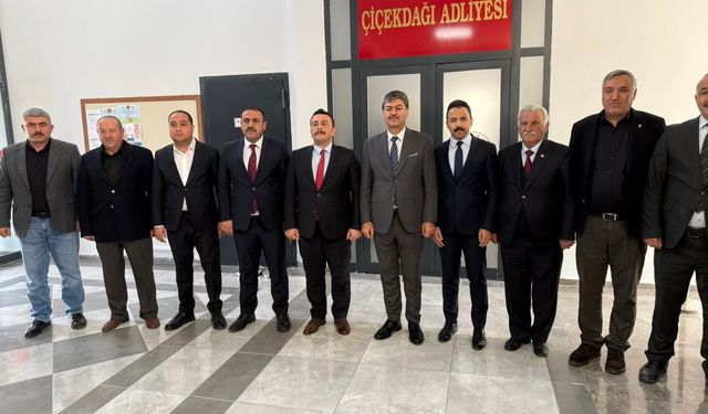 Necmettin Erkan, Çiçekdağı’nda Yeni Adliye Binasını İnceledi